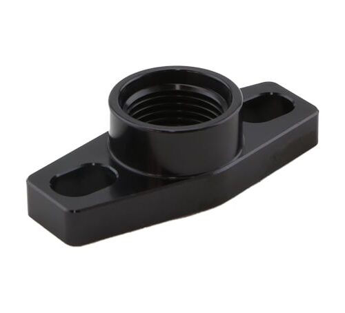 Billet Turbo Drain adapter with Silicon O-ring. 38 - 44mm slotted hole centre - small frame universal fit.