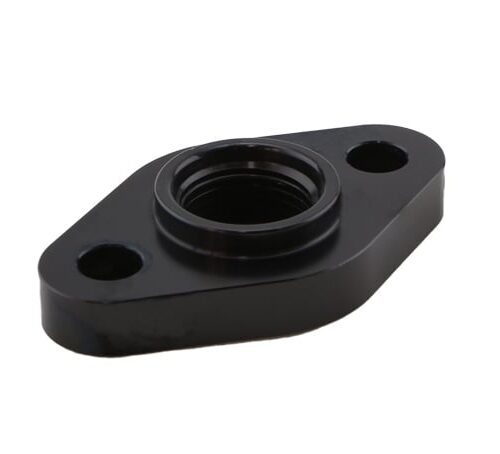 Billet Turbo Drain adapter with Silicon O-ring. 52.4mm mounting hole center - Large frame universal fit.