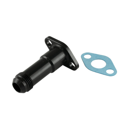 38.1mm 10AN 75mm Extended Oil Drain Black